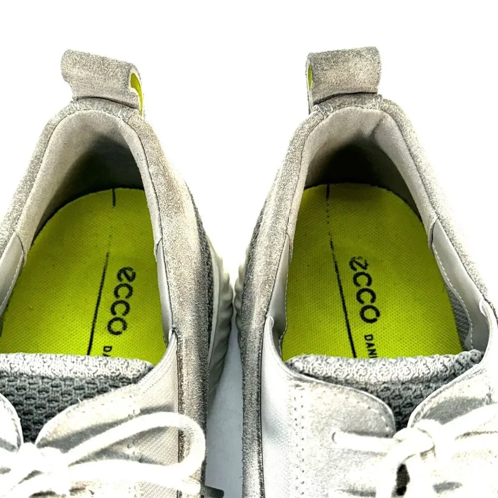 Ecco Mens EU44 US 10-10.5 St. 1 Hybrid Lite Gray Mesh Summer Derby Oxford Shoes